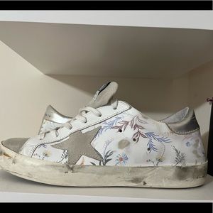 Floral Printed Golden Goose sneakers (with box and original packaging)!